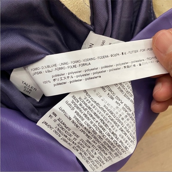 Zara vegan leather mini dress NEW - Picture 11 of 11